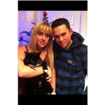 Socks with his celebrity dad Bruno Langley