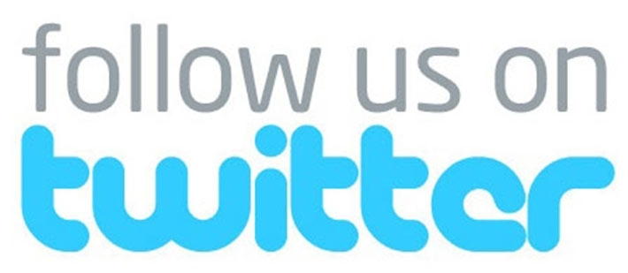 Follow us on twitter