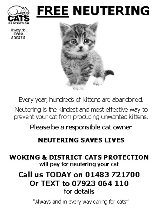 free neutering information