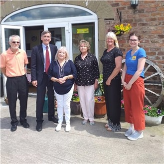 Animal Welfare Minister David Rutley visits Cats Protection’s Macclesfield Branch