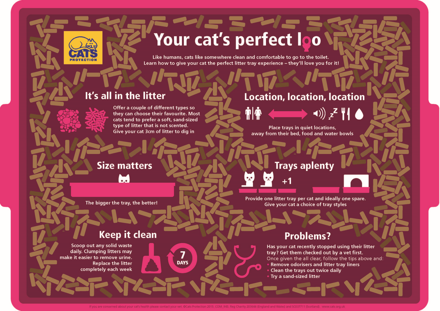 Perfect cat loo infographic