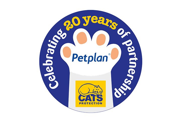 Celebrating 20 years of partnership with Petplan logo