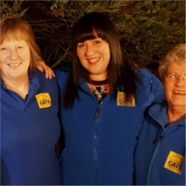 Left to right: Emma Wallis, Glynis Davies, Lisa Richards, Terri Halfpenny.