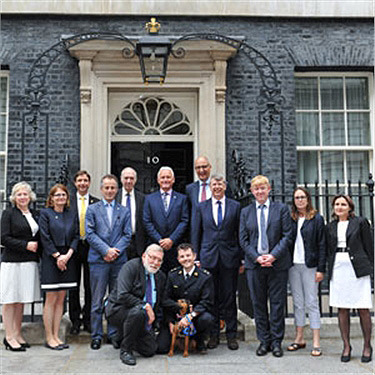 The Animal Welfare Bill group outside Number 10 Downing Street