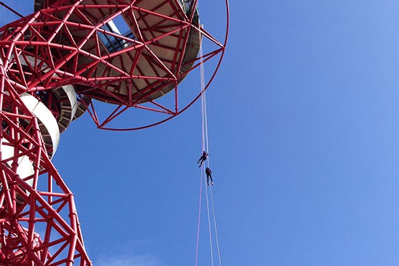 London Wire and Sky Abseil