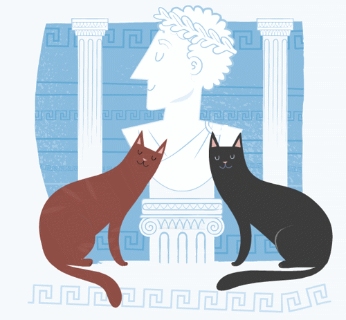 animated gif history of cats – Roman Empire
