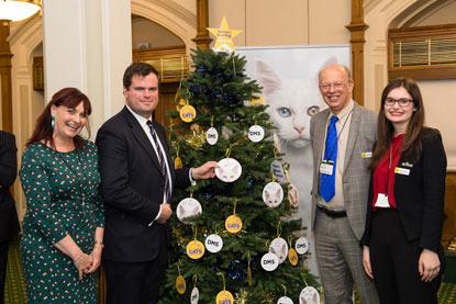 Kevin Foster MP at Cats Protection Christmas event
