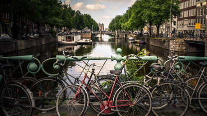 bicycles in Amsterdam