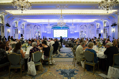 Guests sitting in the Ballroom at The Savoy London