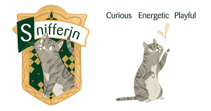 Snifferin cat house crest