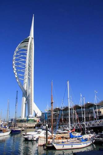 Spinnaker observation tower in Portsmouth