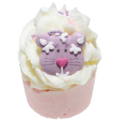cat cupcake bath bomb