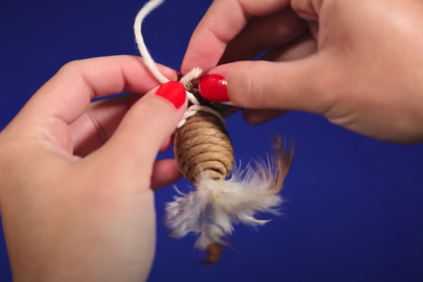 How to make a fishing rod toy