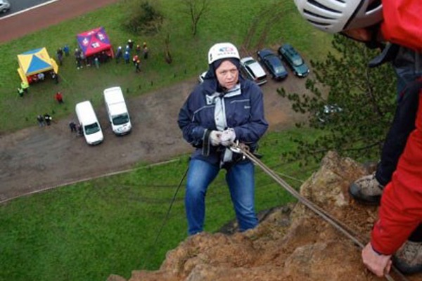 An abseil for the Isle of Wight kitties