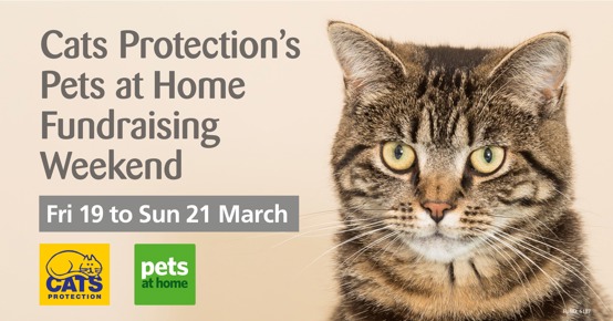 Pets at Home fundraising weekend graphic