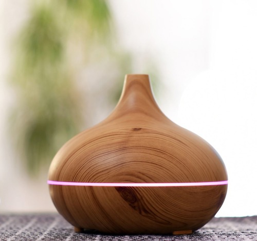 wooden essential oil ultrasonic diffuser