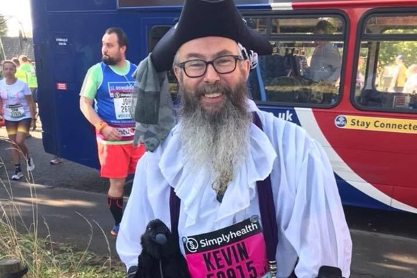 Running for charity saved Kevin the Pirate’s life