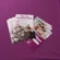 Cats Protection fundraising leaflets on a purple background