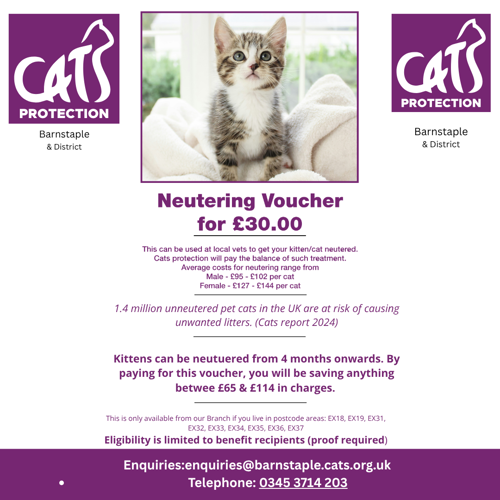 Neutering Voucher