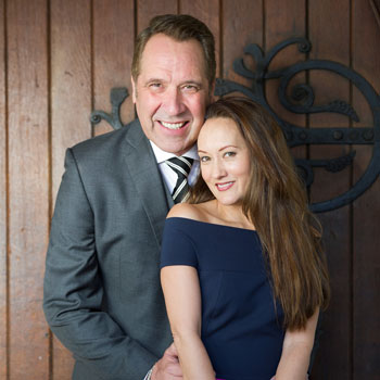 Frankie and David Seaman