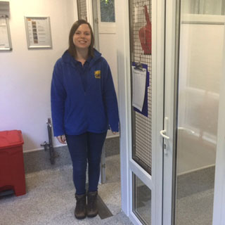 lucy at the Haslemere branch