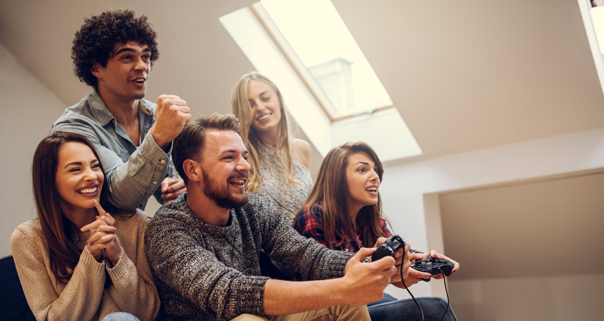 Group of people gaming
