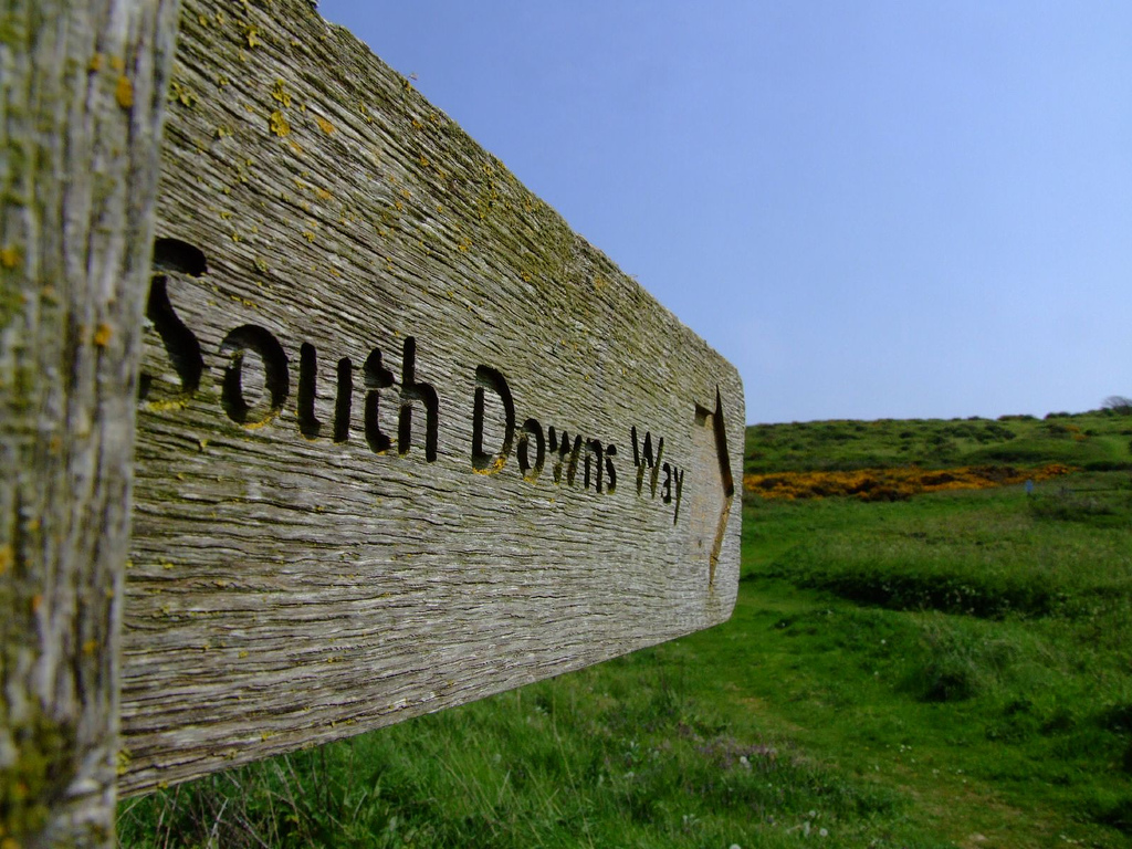 South Downs Way sign