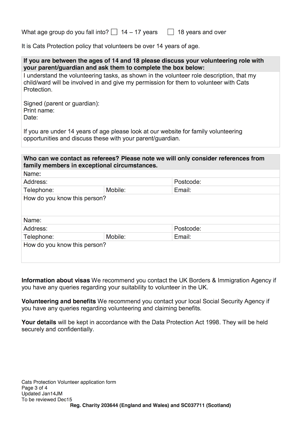 volunteering application form ivedi preceptiv co parent volunteer form