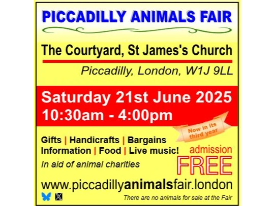 Piccadilly Animals Fair 2026