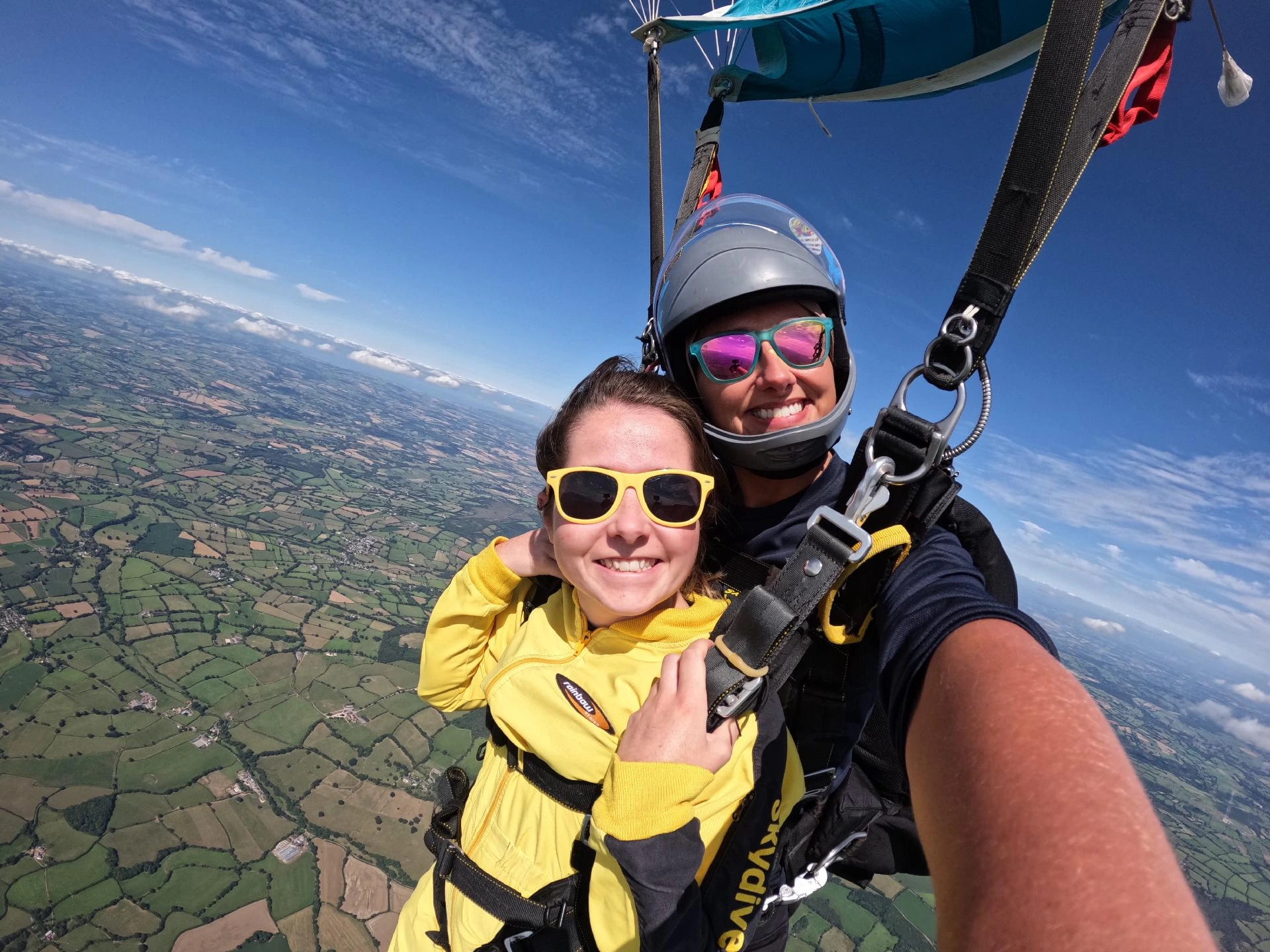 Charity skydive for Cats Protection South West