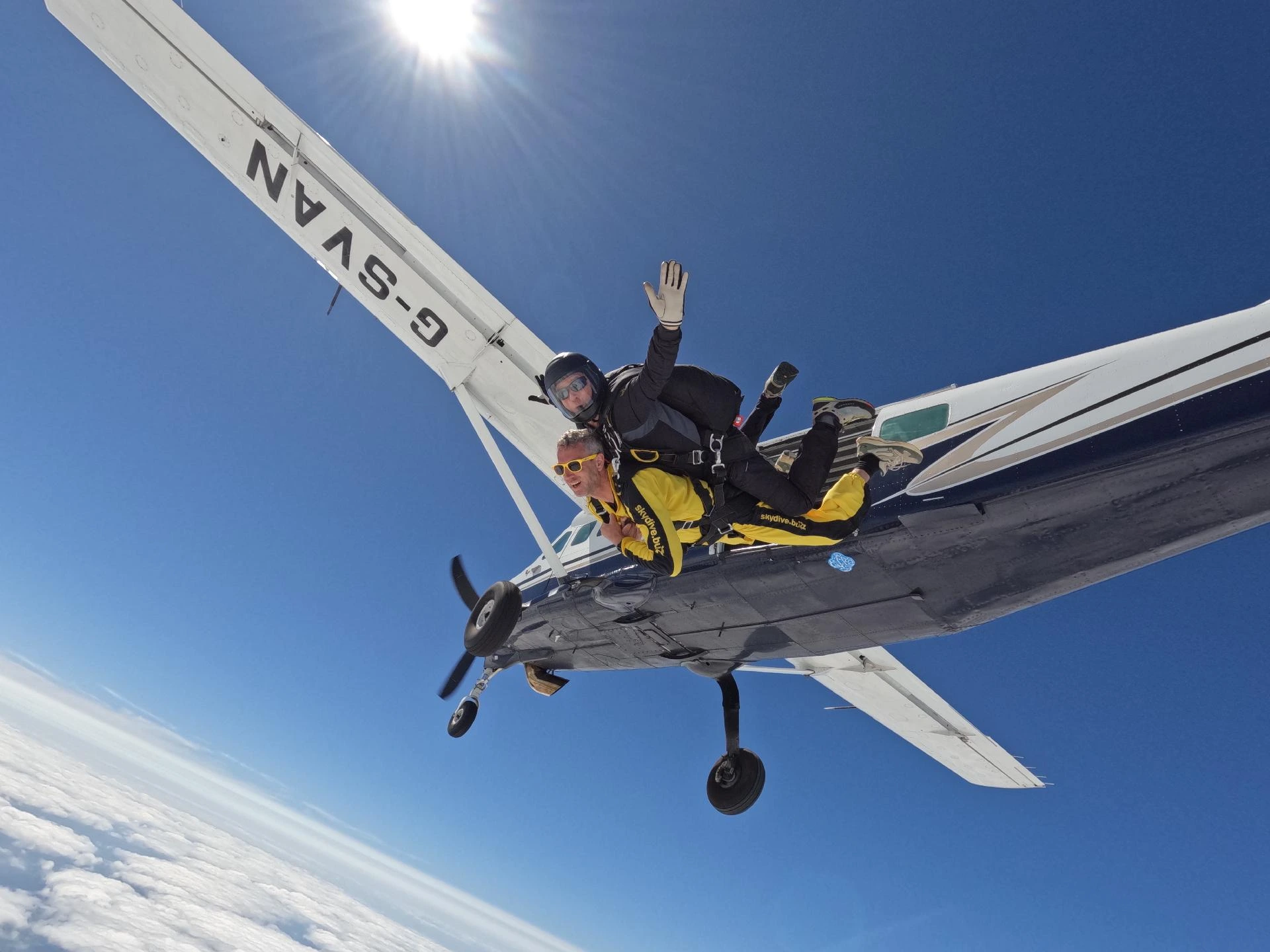 Charity skydive for Cats Protection Devon and Cornwall