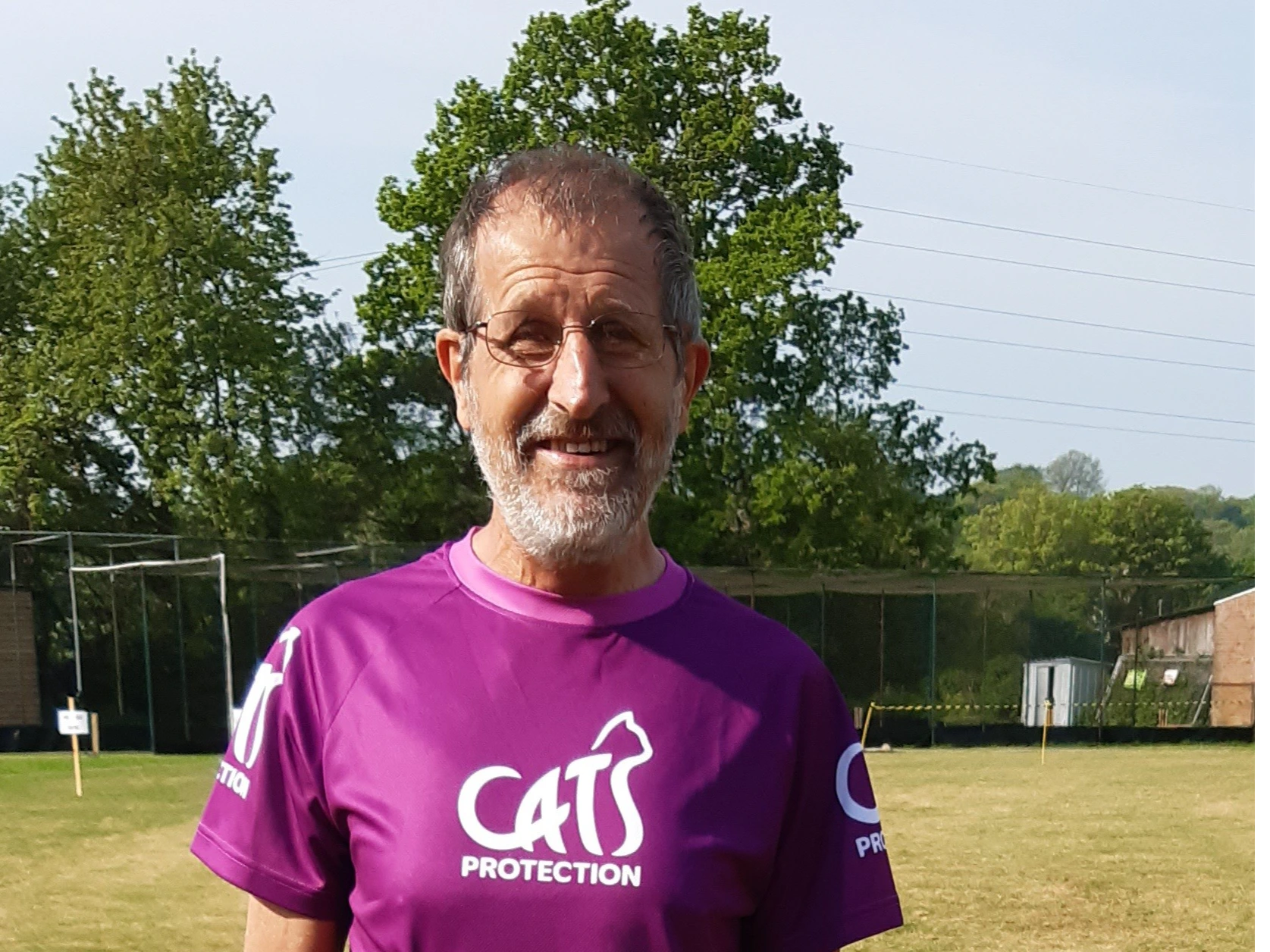 Honiton Coordinator running Miles for Moggies