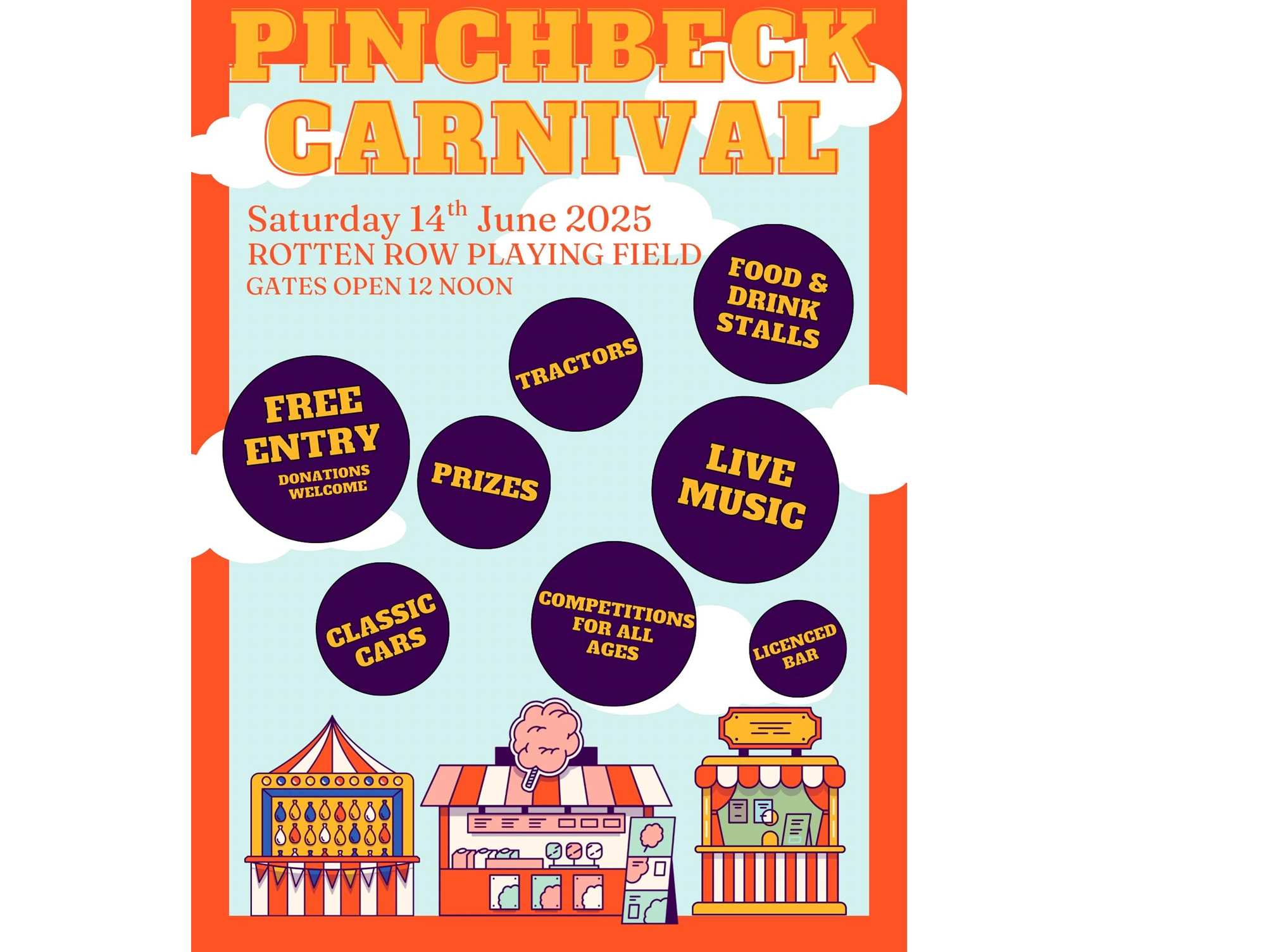 We will be at the Pinchbeck Carnival on 14/06/25