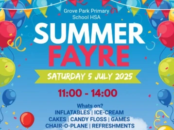Cats Protection Swale setting up at the Grove Park Summer Fayre