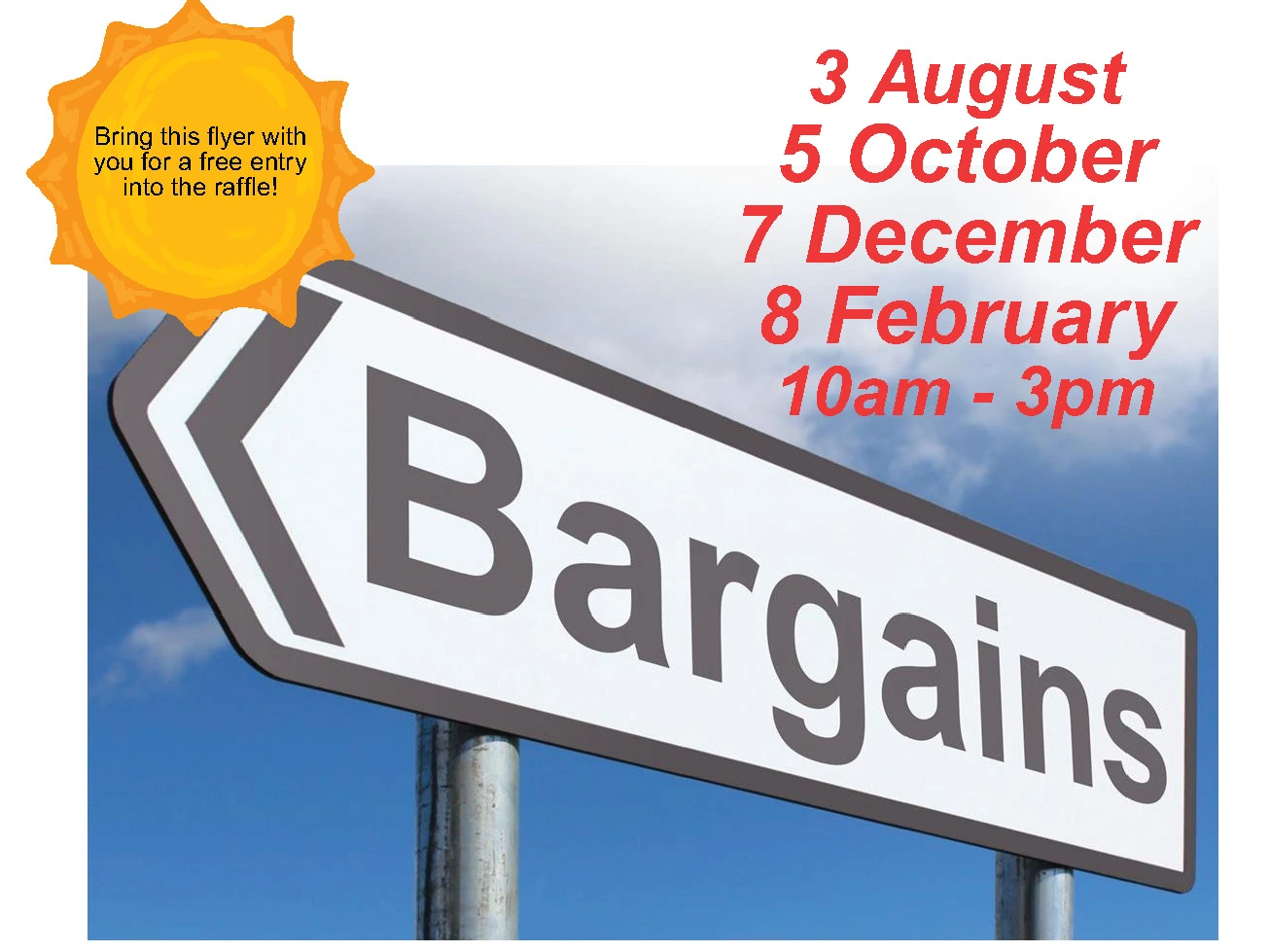 Second-hand, Crafters, New Goods and more Sale!