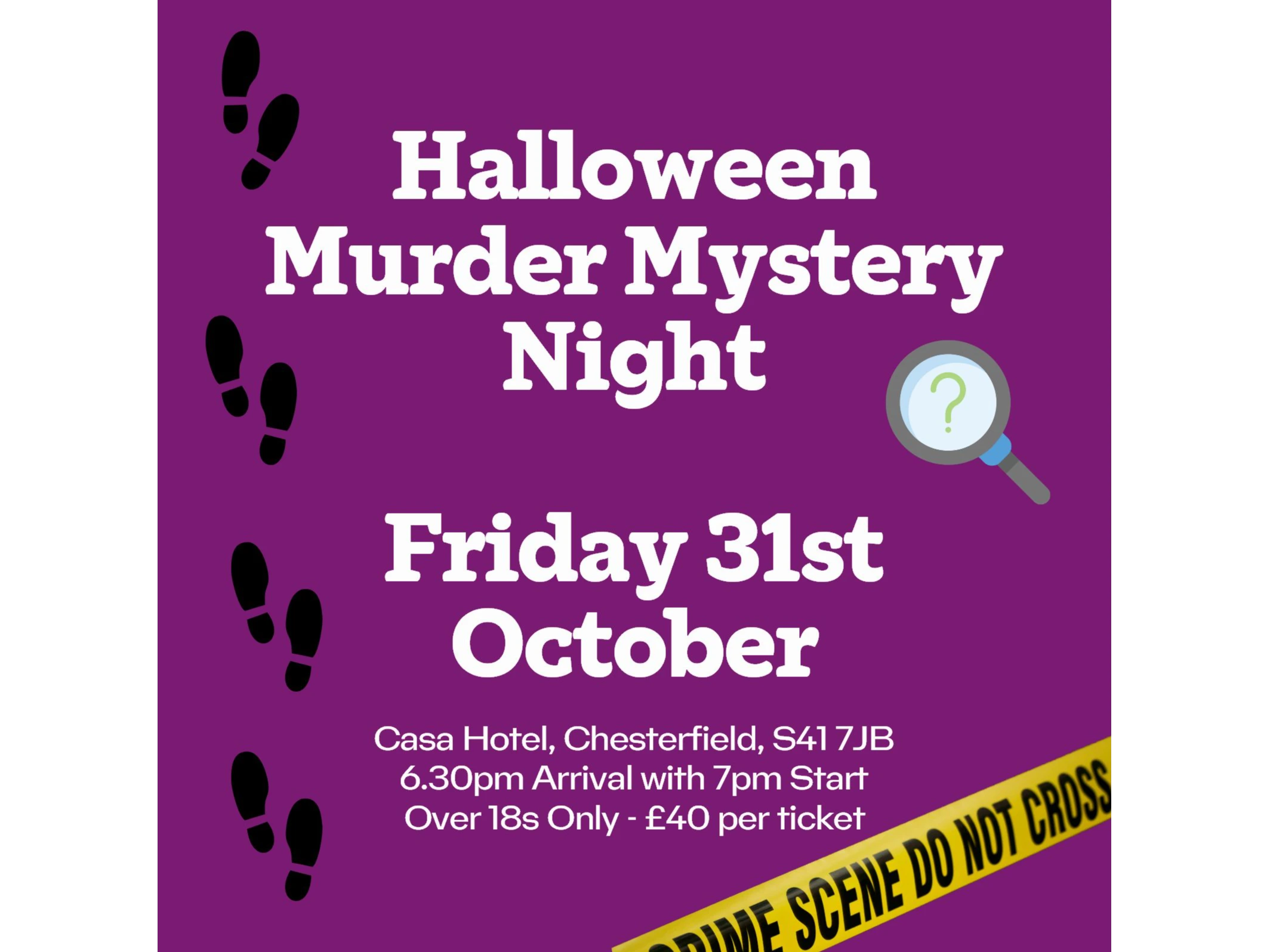 Halloween Murder Mystery Night at Casa Hotel