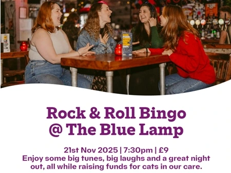 Rock 'n' Roll Bingo. The Blue Lamp Aberdeen