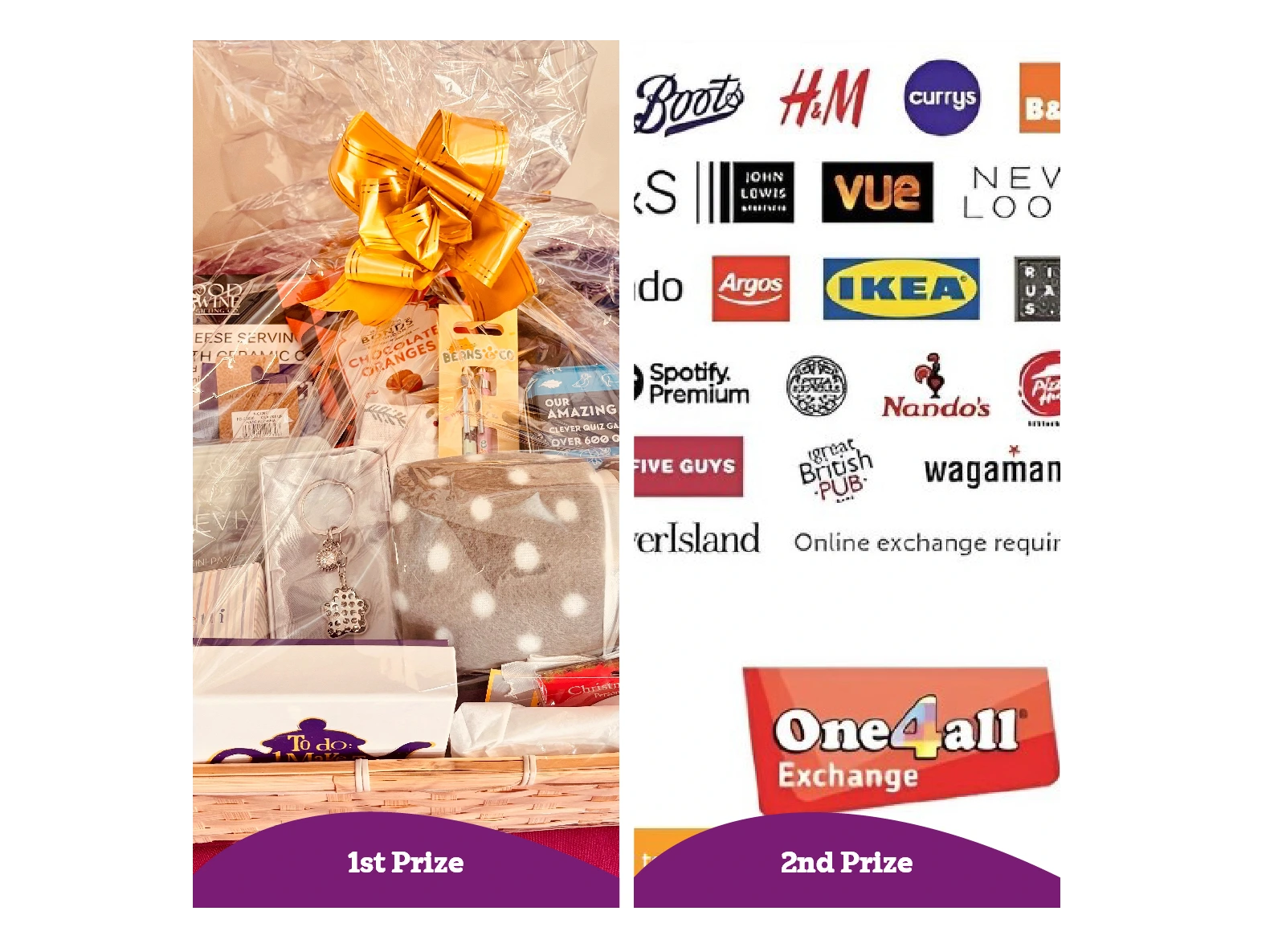 Enter our Christmas Raffle for Just £1!