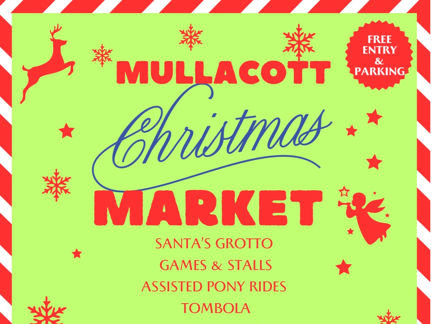 Join us for the ultimate festive day out inside our huge all-weather indoor arena at Mullacott Equestrian Centre!