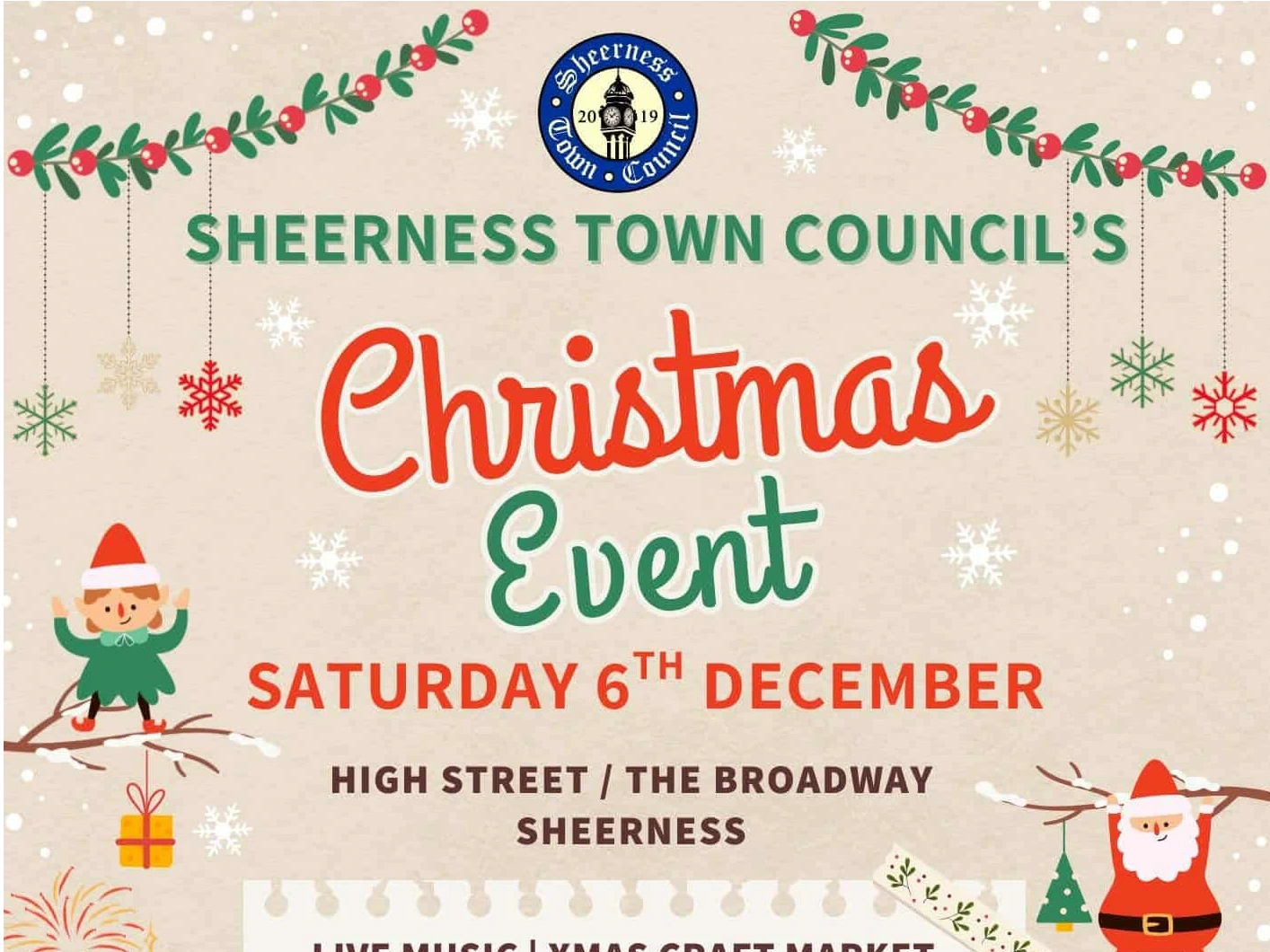 Cats Protection is joining the fun at the Sheerness Town Council Christmas Event.