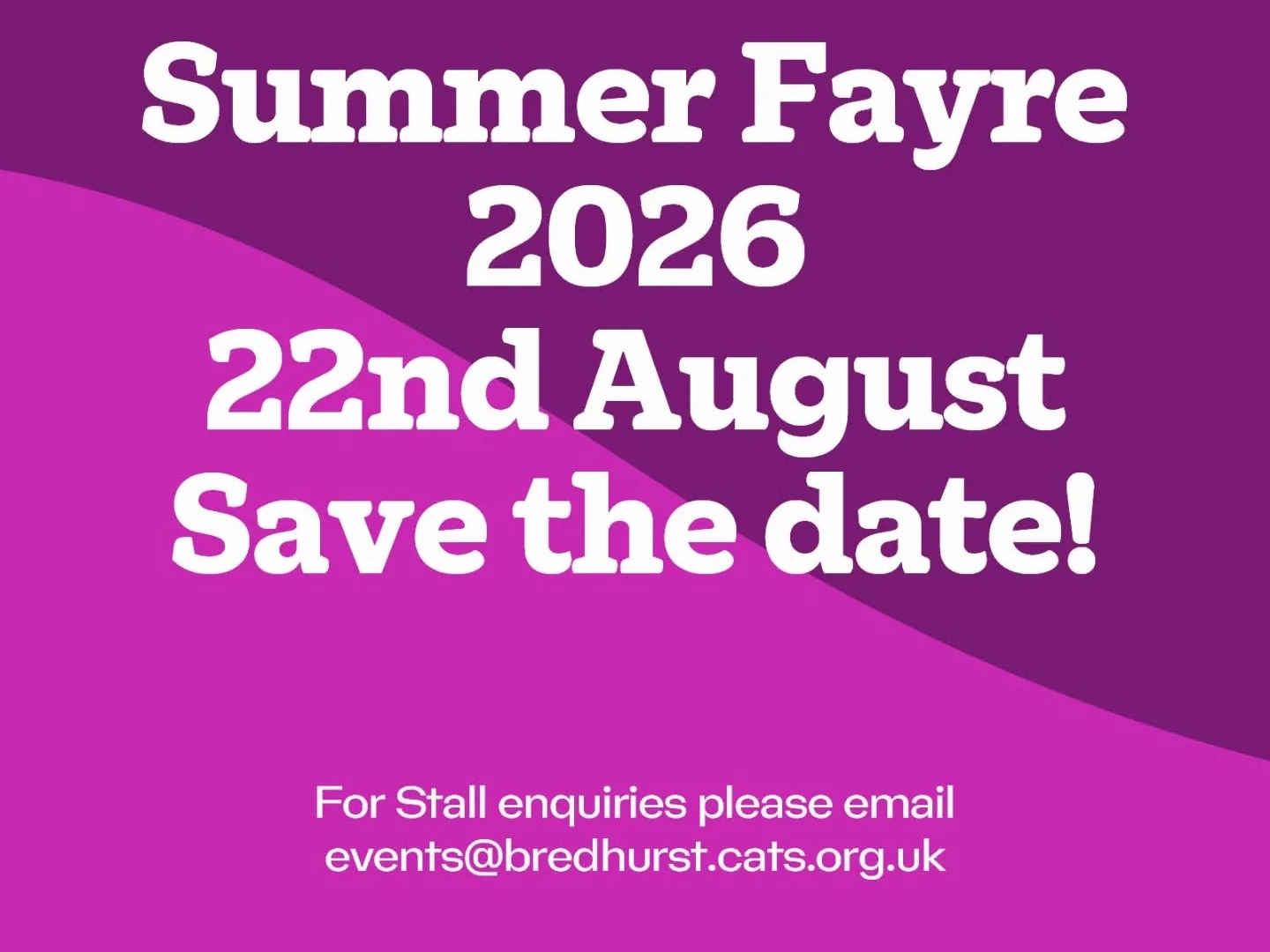 Summer Fayre 2026