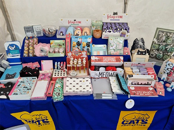 Cats Protection Stall at Caerphilly Food Festival