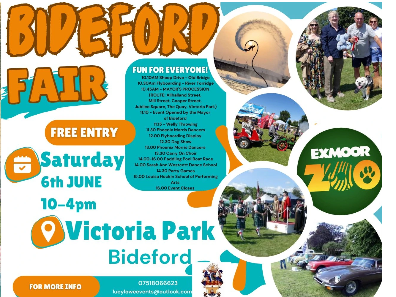 Join Cats Protection Holsworthy, Bideford and Okehampton for a fantastic Community Celebration Day in Bideford.