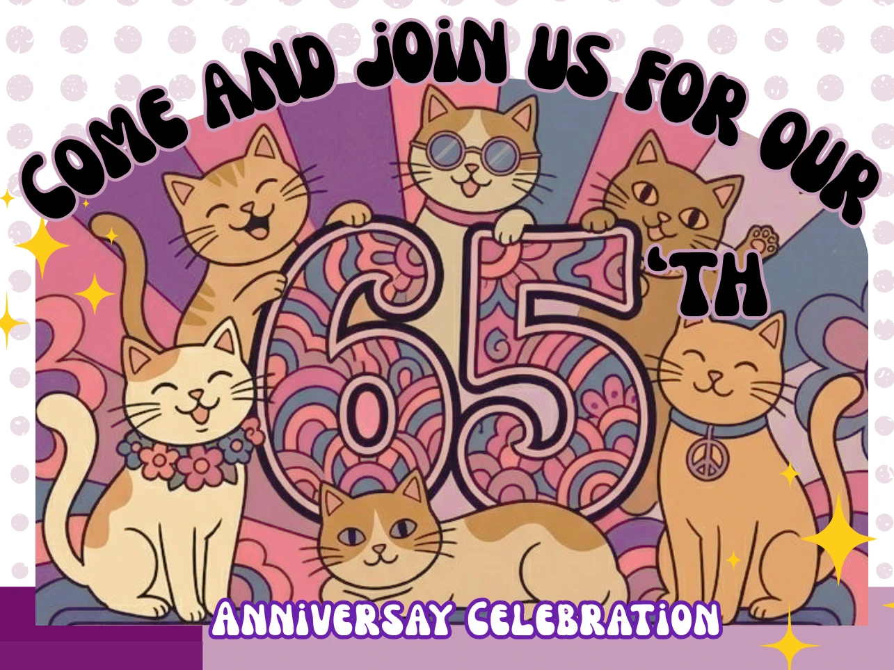 Join us for our 65th Anniversary