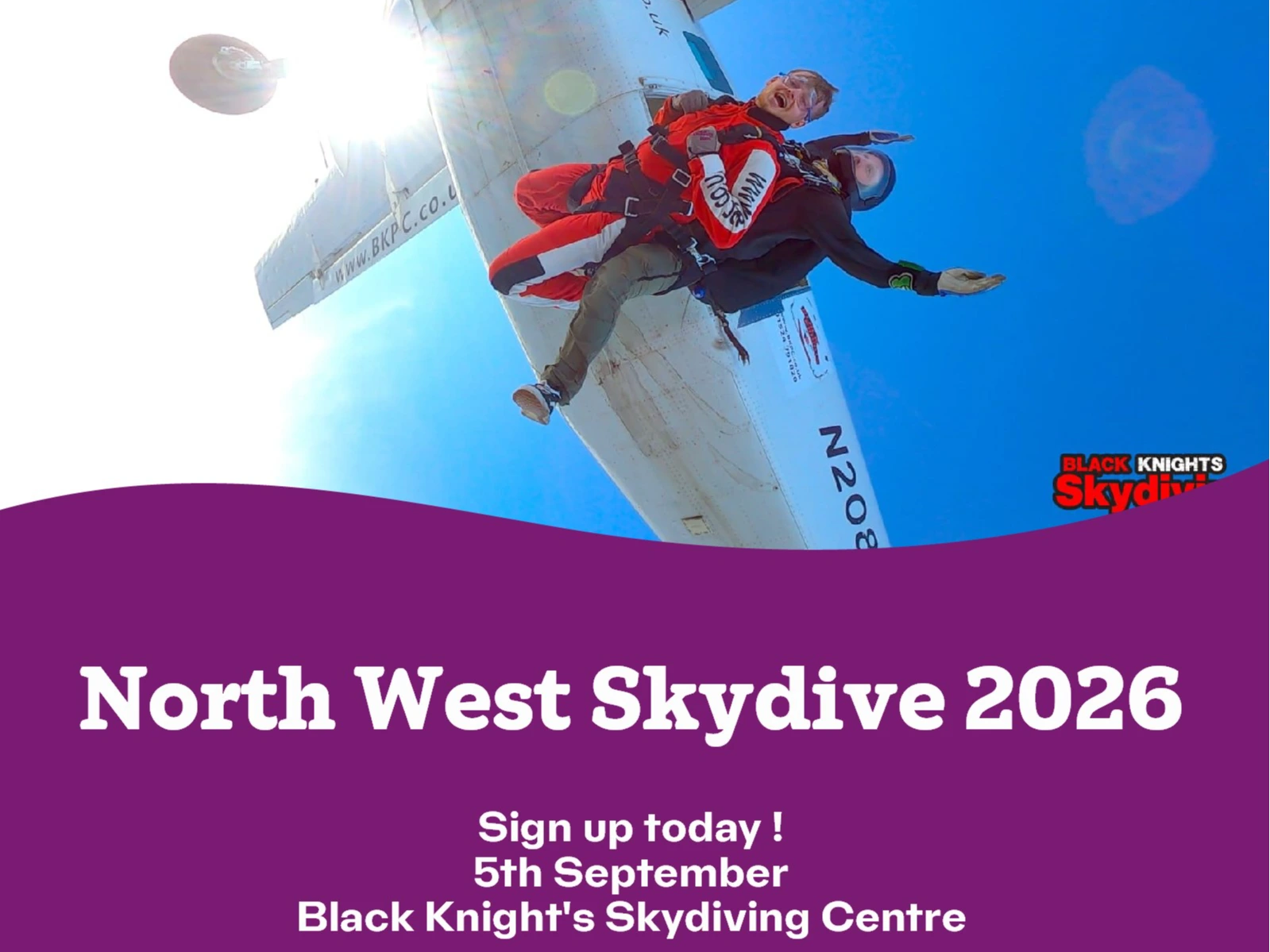 Join us for our North West Skydive!