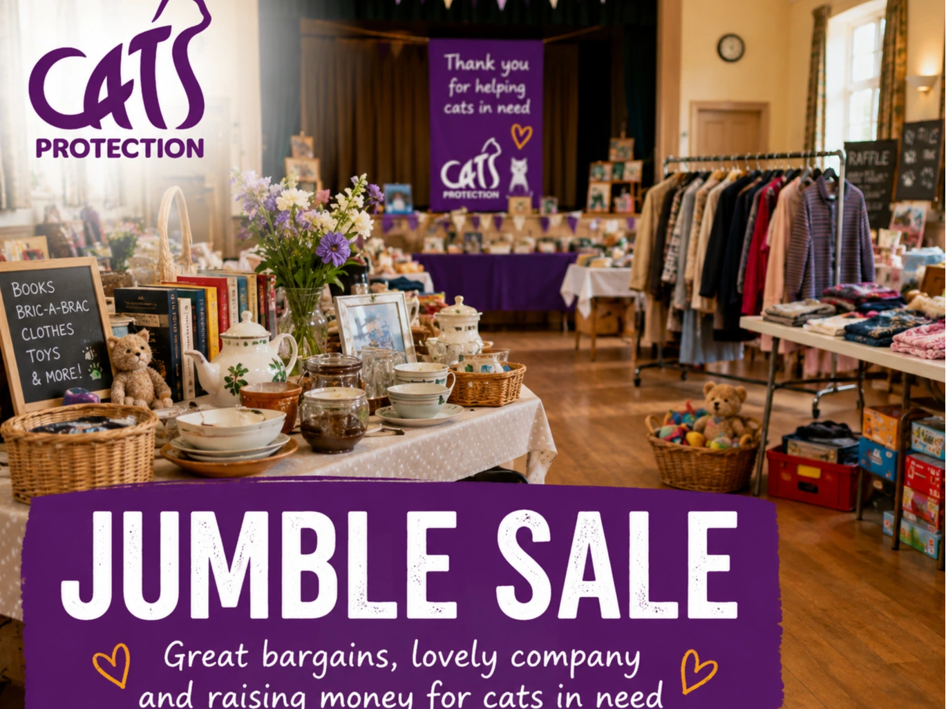 Bradworthy Coffee Morning: Rumble in the Jumble! 10am to 1pm