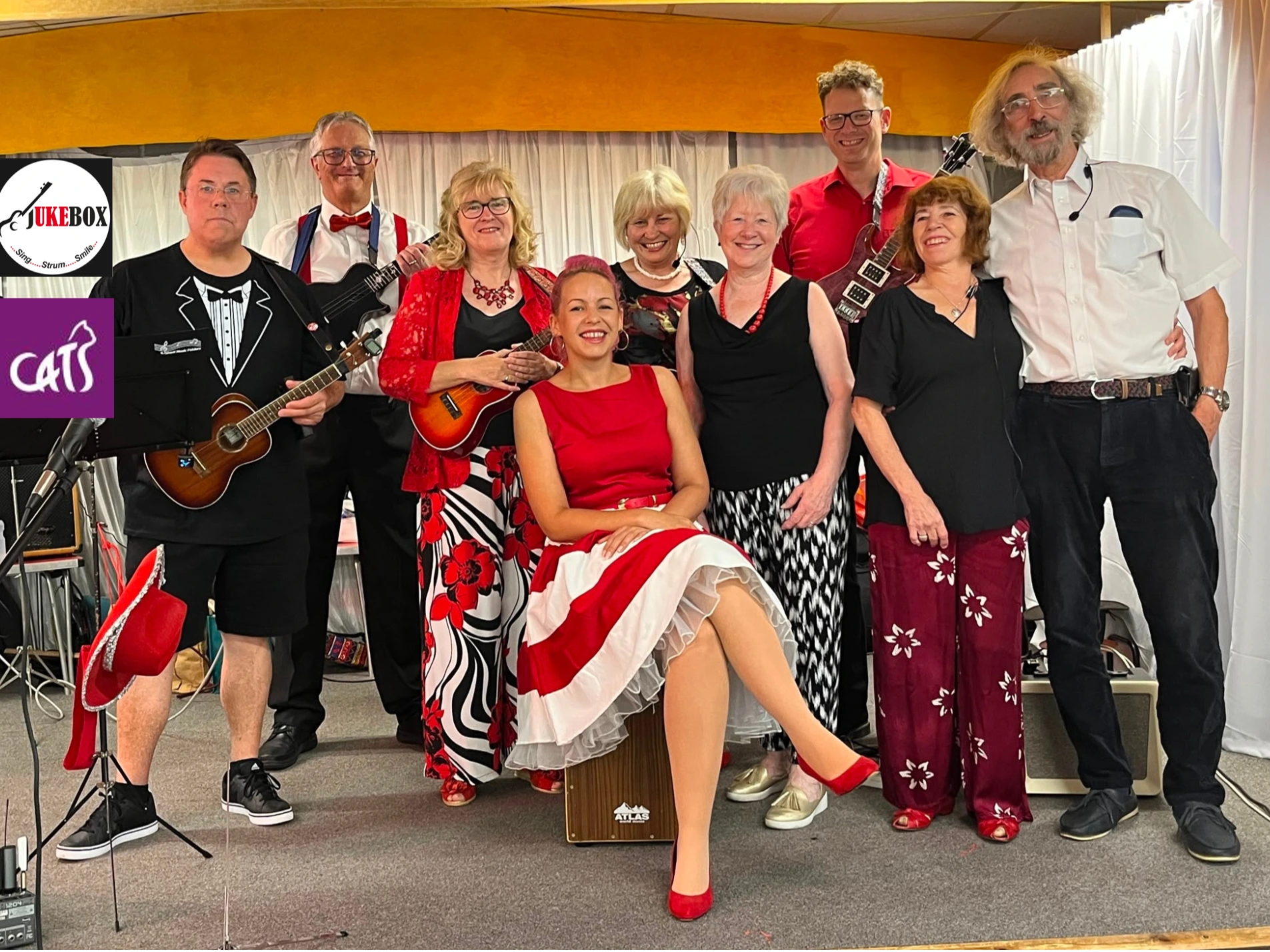 Jukebox Ukulele Band Concert for Cats