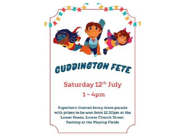Join us on 12th July at the Cuddington Fete 2025
