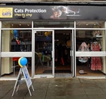 Charity shop front Charity shop front