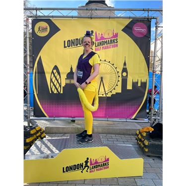 WELL DONE KERRI for your London Landmarks Half Marathon success